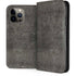 Dark Iron Grey Concrete iPhone 13 Pro Max Folio Case