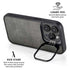 Dark Iron Grey Concrete iPhone 14 Pro Kickstand Case