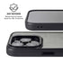 Dark Iron Grey Concrete iPhone 14 Pro Kickstand Case