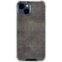 Dark Iron Grey Concrete iPhone 15 Clear Case