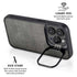 Dark Iron Grey Concrete iPhone 15 Pro Max Kickstand Case