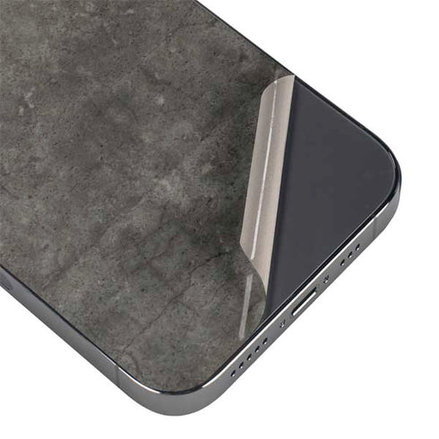 Dark Iron Grey Concrete iPhone 15 Pro Max Skin