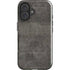 Dark Iron Grey Concrete iPhone 16 Impact Case