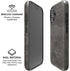 Dark Iron Grey Concrete iPhone 16 Magsafe Impact Case