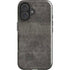 Dark Iron Grey Concrete iPhone 16 Plus Impact Case