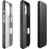 Dark Iron Grey Concrete iPhone 16 Plus Impact Case