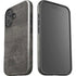 Dark Iron Grey Concrete iPhone 16 Plus Impact Case