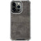 Dark Iron Grey Concrete iPhone 16 Pro Clear Case