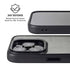 Dark Iron Grey Concrete iPhone 16 Pro Kickstand Case