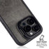Dark Iron Grey Concrete iPhone 16 Pro Kickstand Case