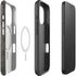 Dark Iron Grey Concrete iPhone 16 Pro Magsafe Impact Case