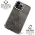 Dark Iron Grey Concrete iPhone 16 Pro Max Clear Case