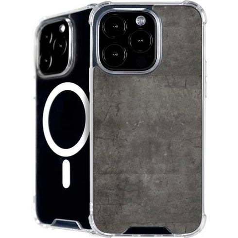 Dark Iron Grey Concrete iPhone 16 Pro Max MagSafe Case