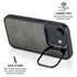 Dark Iron Grey Concrete iPhone 16e Kickstand Case