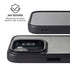 Dark Iron Grey Concrete iPhone 16e Kickstand Case