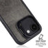 Dark Iron Grey Concrete iPhone 16e Kickstand Case
