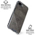 Dark Iron Grey Concrete iPhone 16e Clear Case