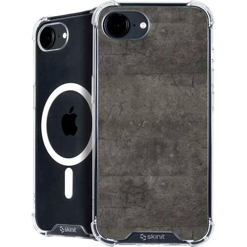 Dark Iron Grey Concrete iPhone 16e MagSafe Case