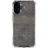 Dark Iron Grey Concrete iPhone 17 Clear Case