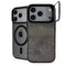 Dark Iron Grey Concrete iPhone 18 Pro Kickstand Case