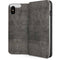 Dark Iron Grey Concrete iPhone 8 Folio Case