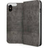 Dark Iron Grey Concrete iPhone 8 Folio Case