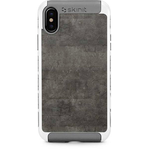 Dark Iron Grey Concrete iPhone Cases