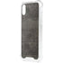 Dark Iron Grey Concrete iPhone XS Clear Case