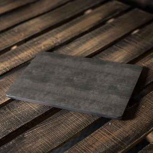 Dark Iron Grey Concrete Apple MacBook Air Skin