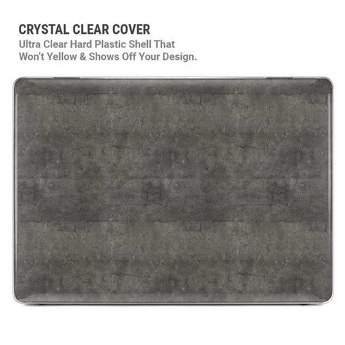 Dark Iron Grey Concrete MacBook Pro 14in (2021-24) Case plus Skin