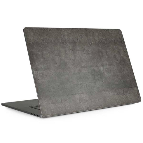Dark Iron Grey Concrete MacBook Skins