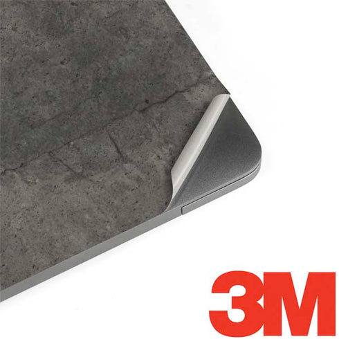 Dark Iron Grey Concrete MacBook Skins