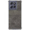 Dark Iron Grey Concrete Moto G 5G (2025) Clear Case