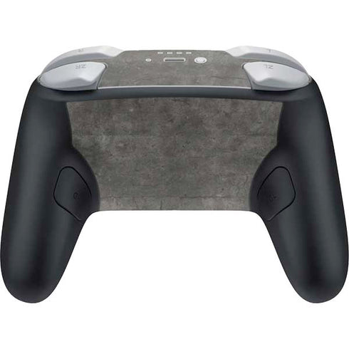 Dark Iron Grey Concrete Nintendo Switch 2 (2025) Pro Controller Skin