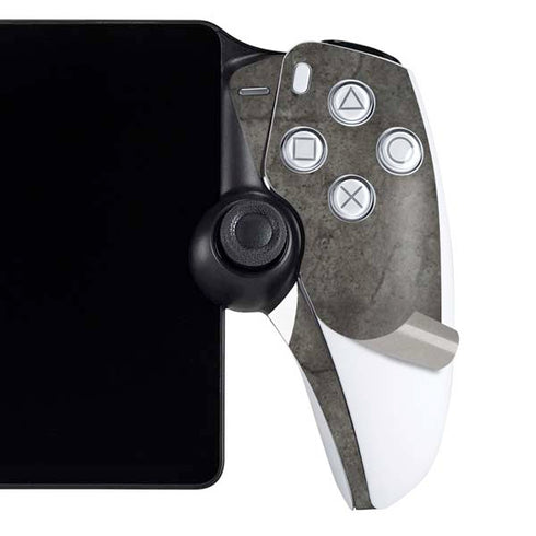 Dark Iron Grey Concrete PlayStation Portal Remote Player Skin