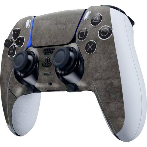 Dark Iron Grey Concrete PS5 DualSense Edge Pro Controller Skin