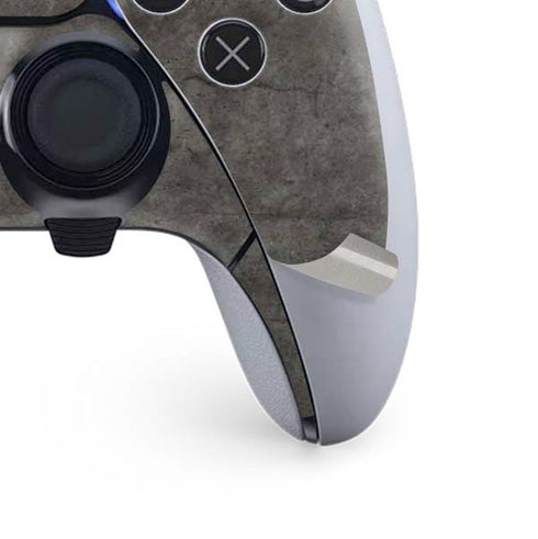 Dark Iron Grey Concrete PS5 DualSense Edge Pro Controller Skin