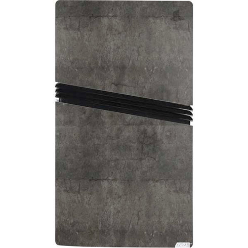 Dark Iron Grey Concrete PS5 Pro Bundle Skin