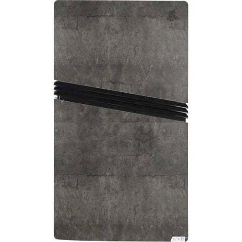 Dark Iron Grey Concrete PS5 Pro Console Skin