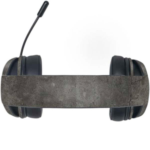 Dark Iron Grey Concrete Razer Kraken X Skin