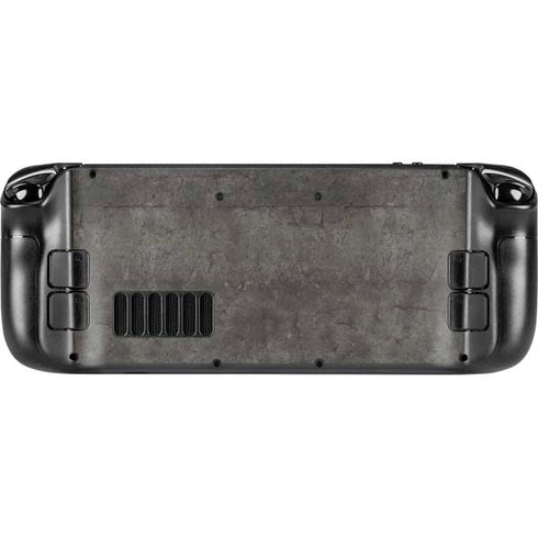 Dark Iron Grey Concrete Steam Deck Handheld Gaming Computer OLED Skin