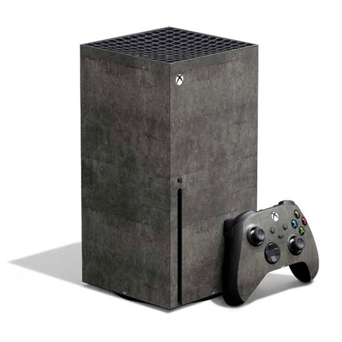 Dark Iron Grey Concrete Xbox Series X Skins