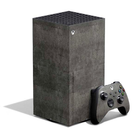 Dark Iron Grey Concrete XBox Series X Digital Edition Bundle Skin