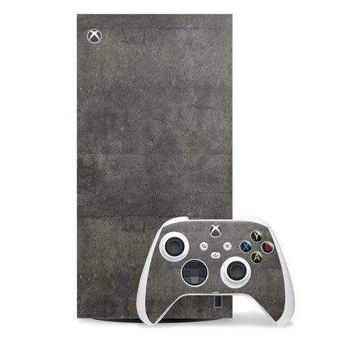 Dark Iron Grey Concrete Xbox Series X Skins