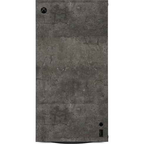 Dark Iron Grey Concrete XBox Series X Digital Edition Console Skin