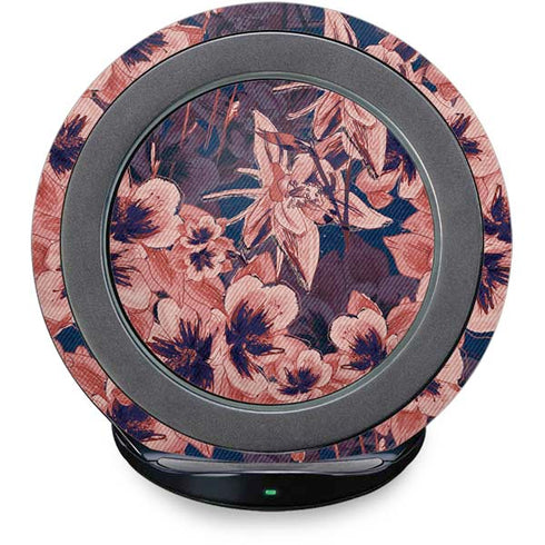 Dark Tapestry Floral Fast Charge Wireless Charging Stand Skin