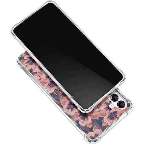 Dark Tapestry Floral Gabb Phone 4 Clear Case