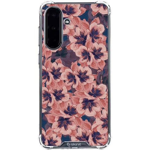 Dark Tapestry Floral Galaxy A36 5G Clear Case