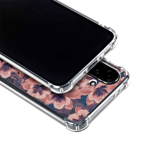 Dark Tapestry Floral Galaxy A36 5G Clear Case