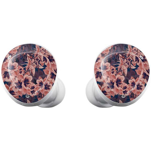 Dark Tapestry Floral Galaxy Buds Plus Skin